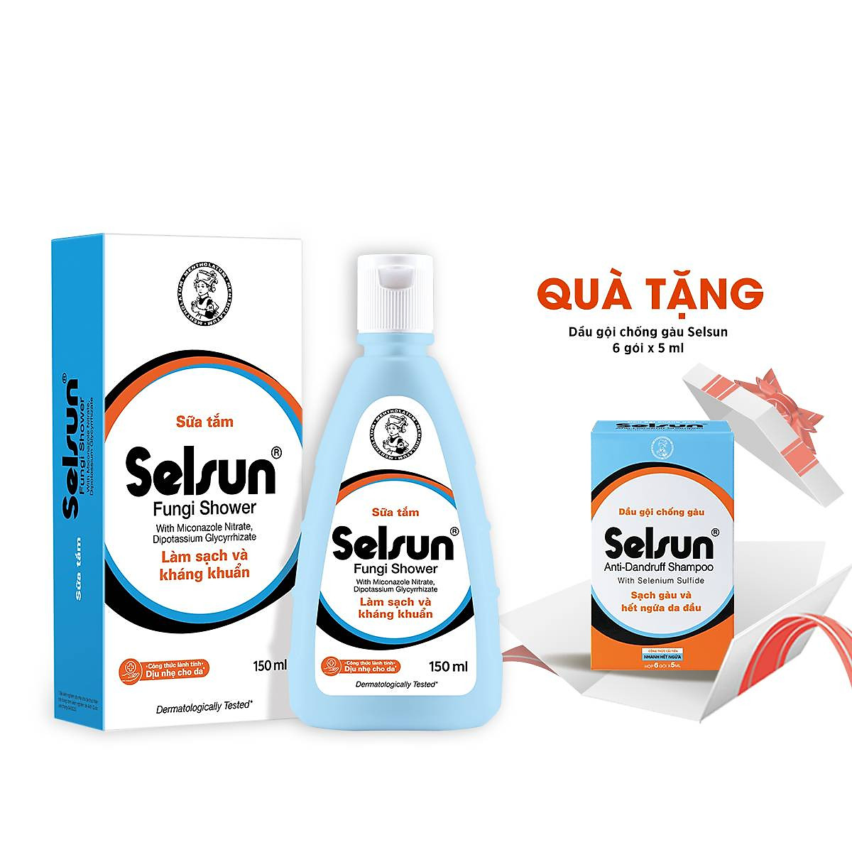 Sữa Tắm Selsun Fungi Shower 150 ml