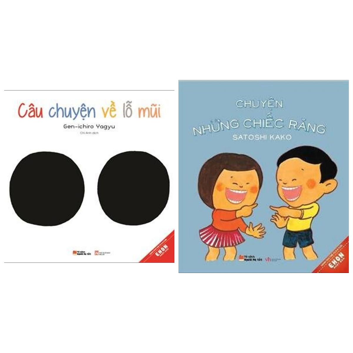 Combo 2 cuốn Ehon Nhật bản dành cho bé: Câu chuyện về lỗ mũi + Chuyện Những Chiếc Răng