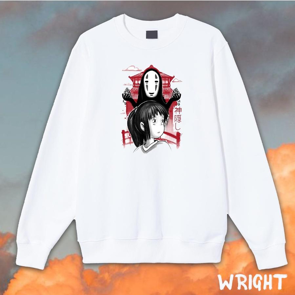 Áo Sweater hoạt hình Spirited Away