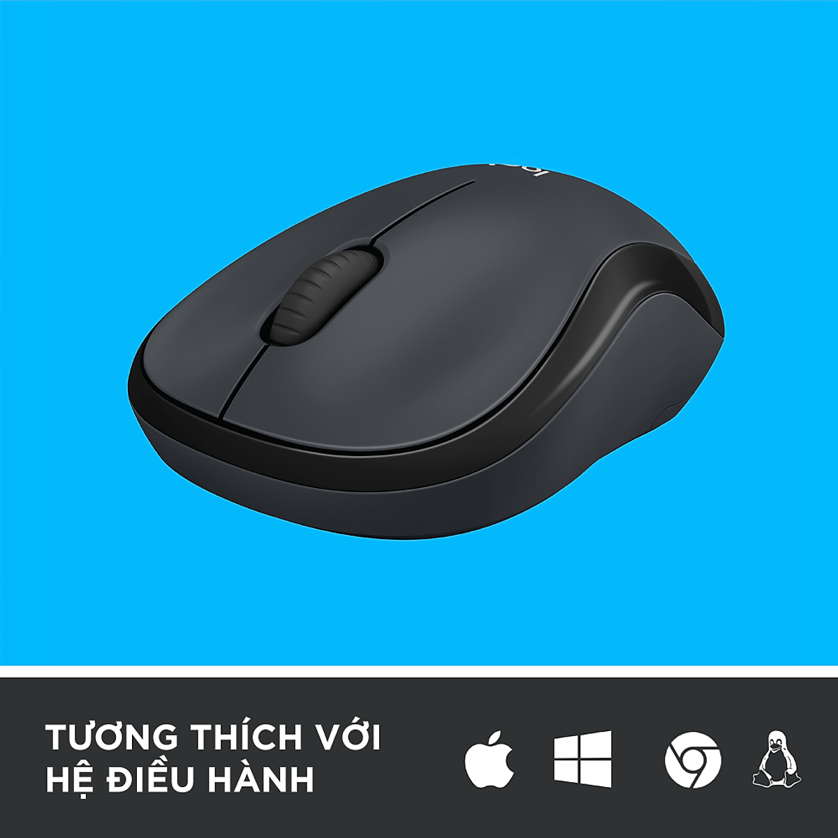 Chuột Không Dây Logitech M220 Silent Plus - Hàng Chính Hãng