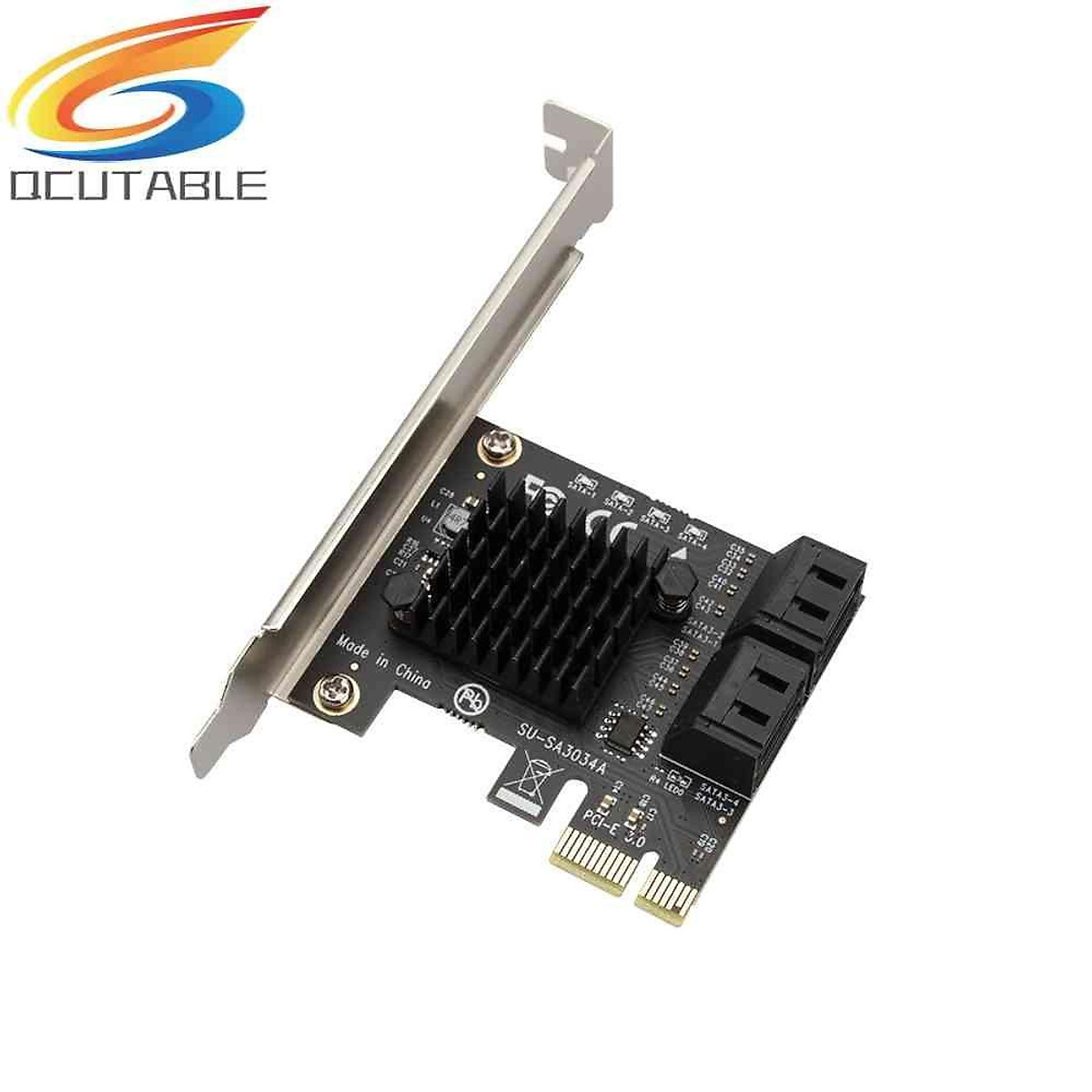 Mua Card Mở Rộng PCIe 4 Cổng SATA III Sang PCI Express  X1 Thẻ tại  Meadow7