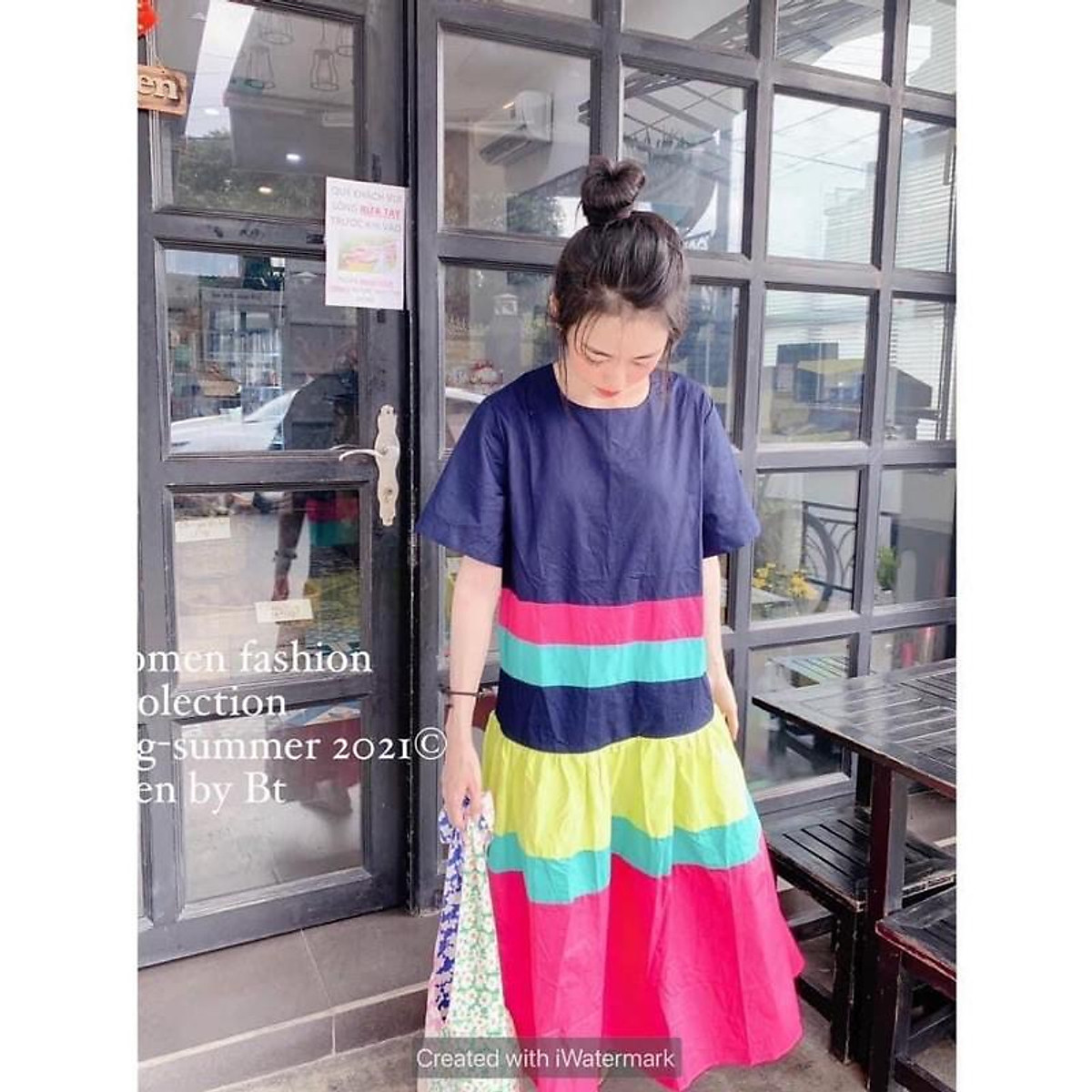 ĐẦM SUÔNG PHỐI MÀU