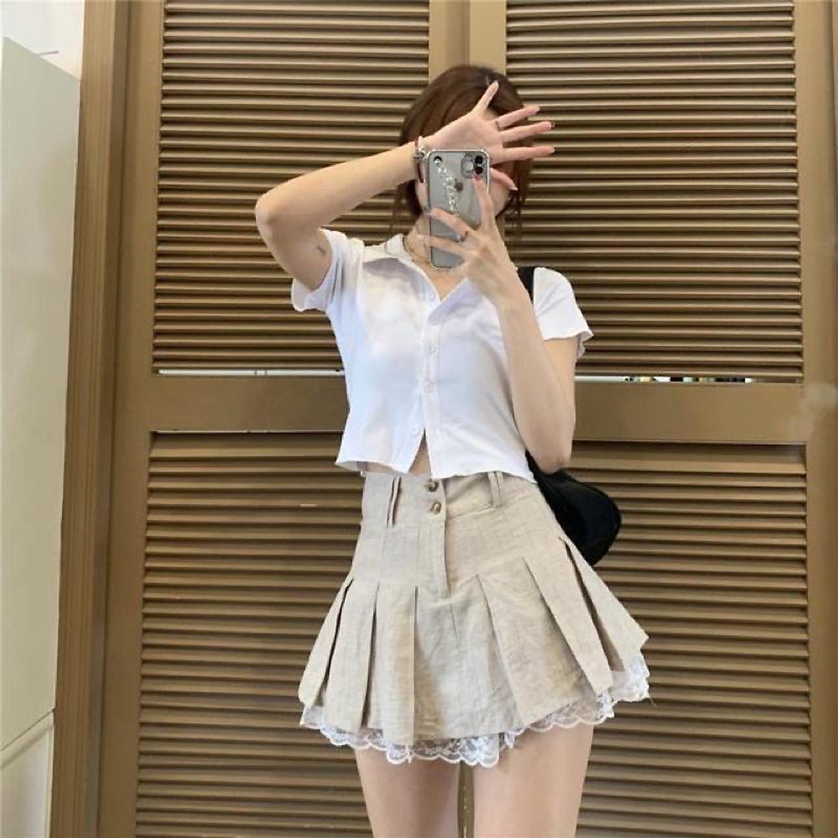 Set áo croptop sát nách và chân váy xòe ĐẸP giá TỐT giảm 41 Zanadocom #40 Set áo croptop sát nách và chân váy xòe ĐẸP giá TỐT giảm 41 Zanadocom