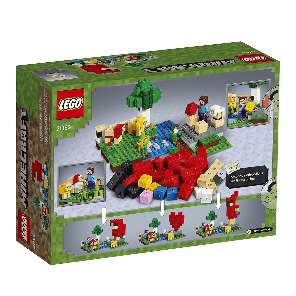 Đồ Chơi Xếp Hình LEGO Nông Trại Len 21153 - Lắp ghép, Xếp hình