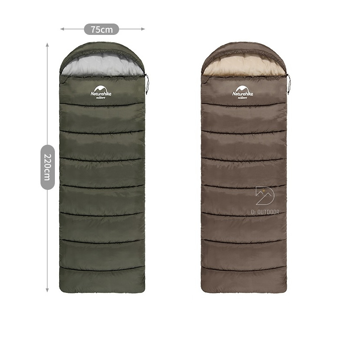 Túi Ngủ Mùa Đông Naturehike U250 NH20MSD07 Dã Ngoại Cắm Trại