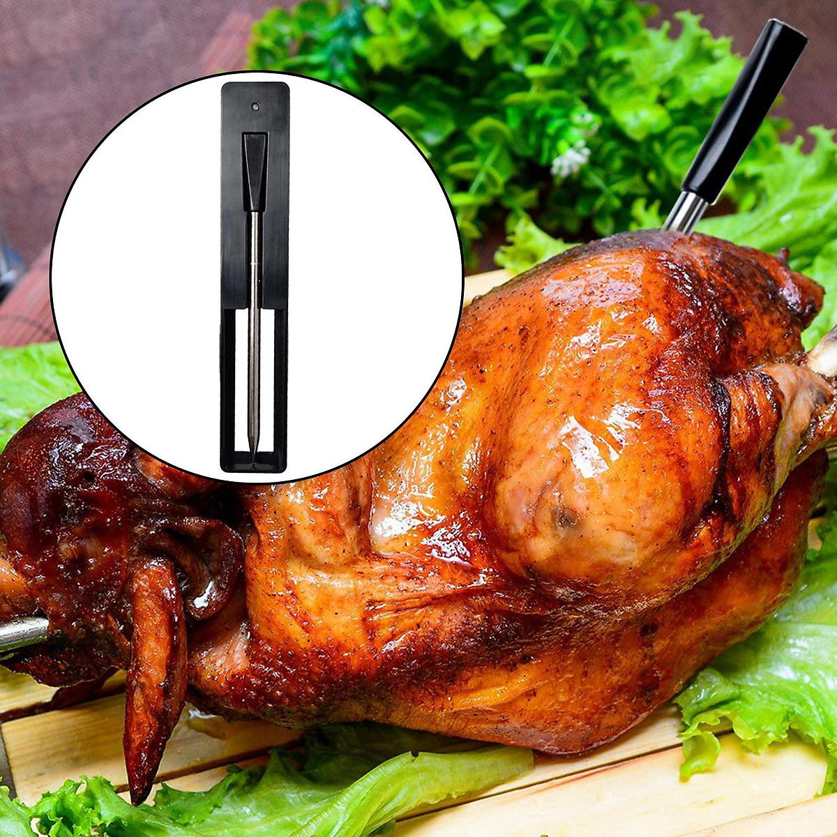 Smart Wireless BBQ Thermometer Smart for Oven Rotisserie 3 Grill ...