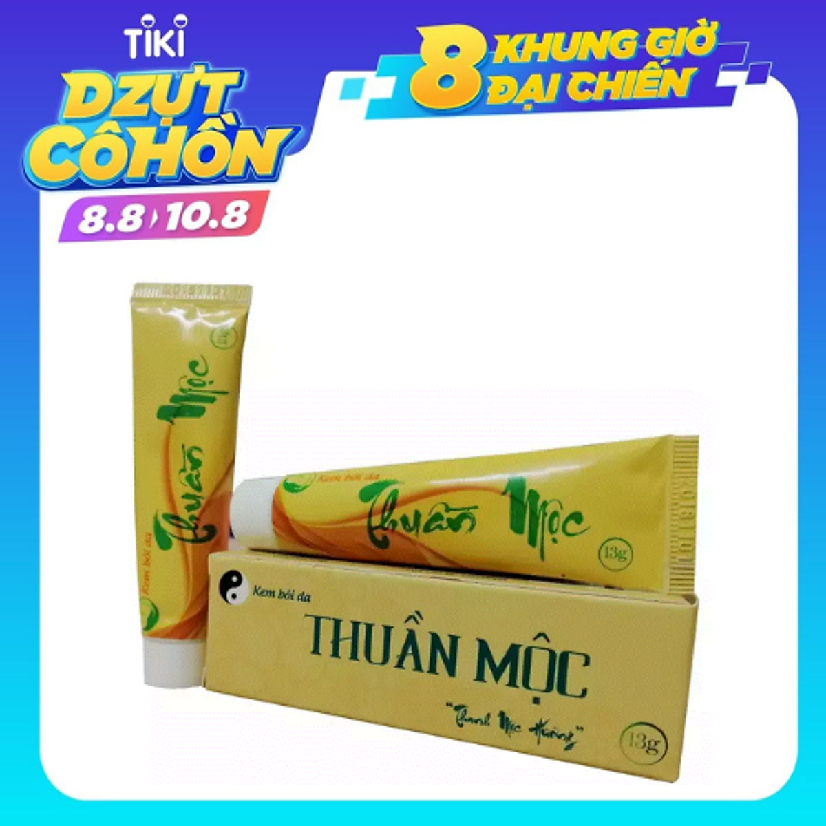 Combo 2 Kem bôi da Thuần Mộc 13g dưỡng ẩm da, giảm bong tróc, mẩn ngứa