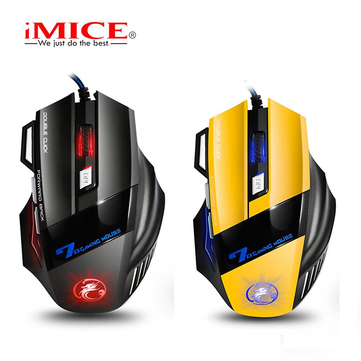 Mua X7 Ergonomic Rgb Wired Gaming Mouse 7 Button Led 2400 DPI Usb Silent  Computer Mouse | Tiki