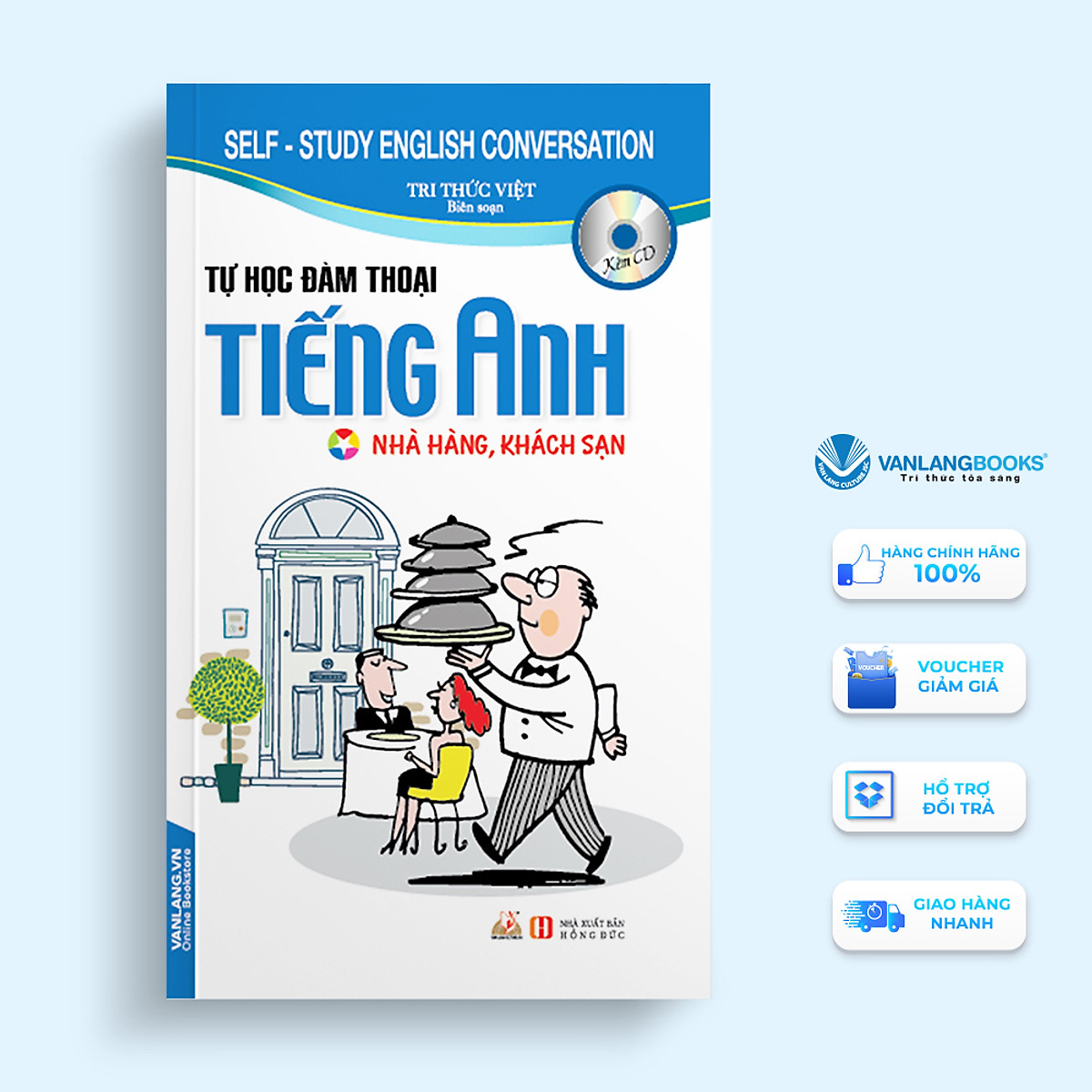 Tự Học Đàm Thoại Tiếng Anh Nhà Hàng Khách Sạn (Kèm CD)