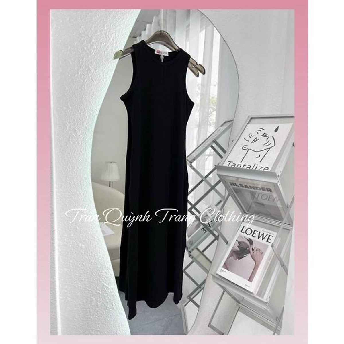 Đầm,váy ôm body sát nách,xòe chữ a,cotton co dãn