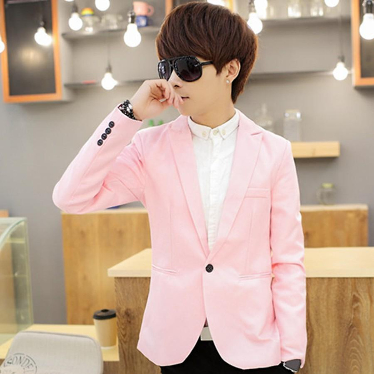 Áo Vest Nữ Màu Hồng