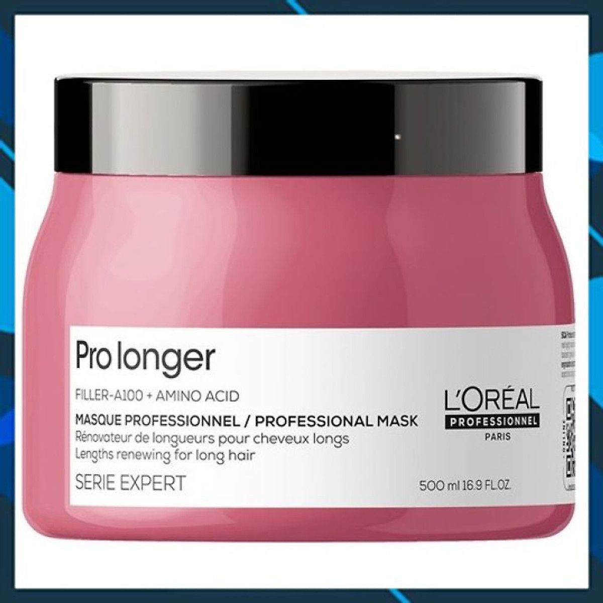 DẦU Ủ L'OREAL SERIE EXPERT PRO LONGER PROFESSIONAL MASK LÀM DÀI GIẢM ĐỨT GÃY TÓC 500ML (HŨ TO)