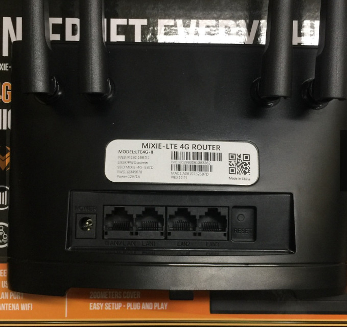 Bộ Phát Wifi 4G LTE Di Động Cao Cấp Mixie - Hàng Nhập Khẩu Thái Lan - Tốc Độ Cao - Sử Dụng Di Động phát wifi oto, xe khách 32 uers
