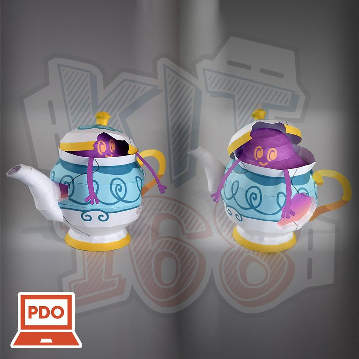 Mô hình giấy Anime Game Pokemon Polteageist ver 2 - Mô hình giấy Mô hình giấy Anime Game Pokemon Polteageist ver 2 - Mô hình giấy