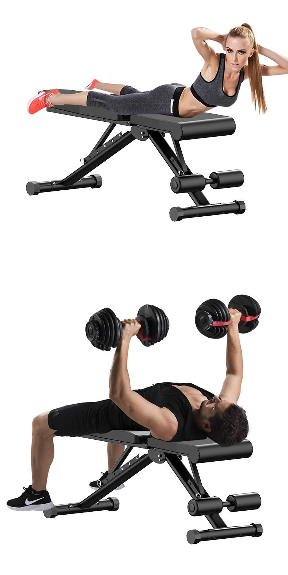 Ghế Tập Tạ Đa Năng Điều Chỉnh DNS6404 Chịu Lực 300kg Nhập Khẩu Cao Cấp Đại Nam Sport