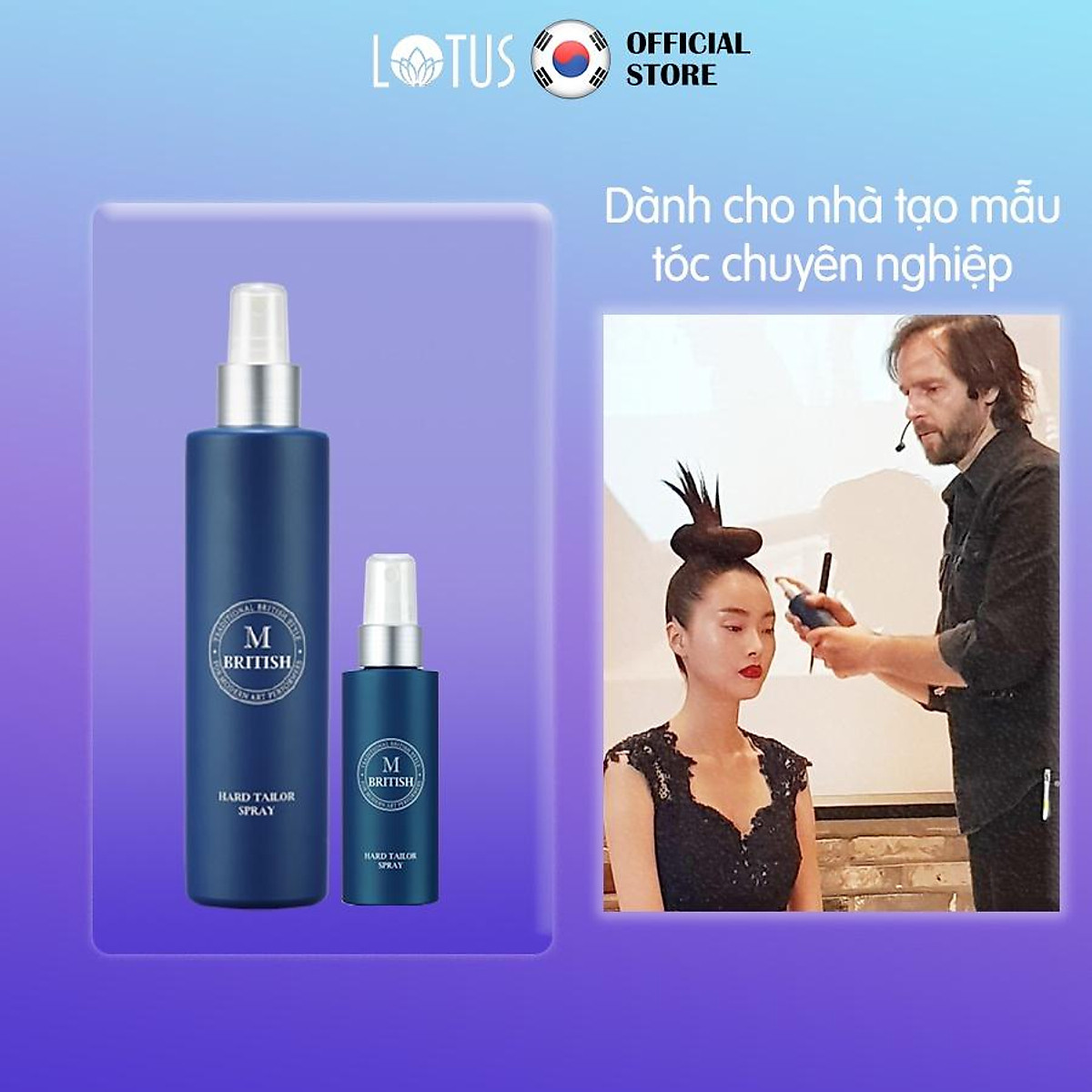 Hàng nhập chính hãng Gôm xịt tóc tạo kiểu tóc nam Gatsby Hair Spray 250ml Keo