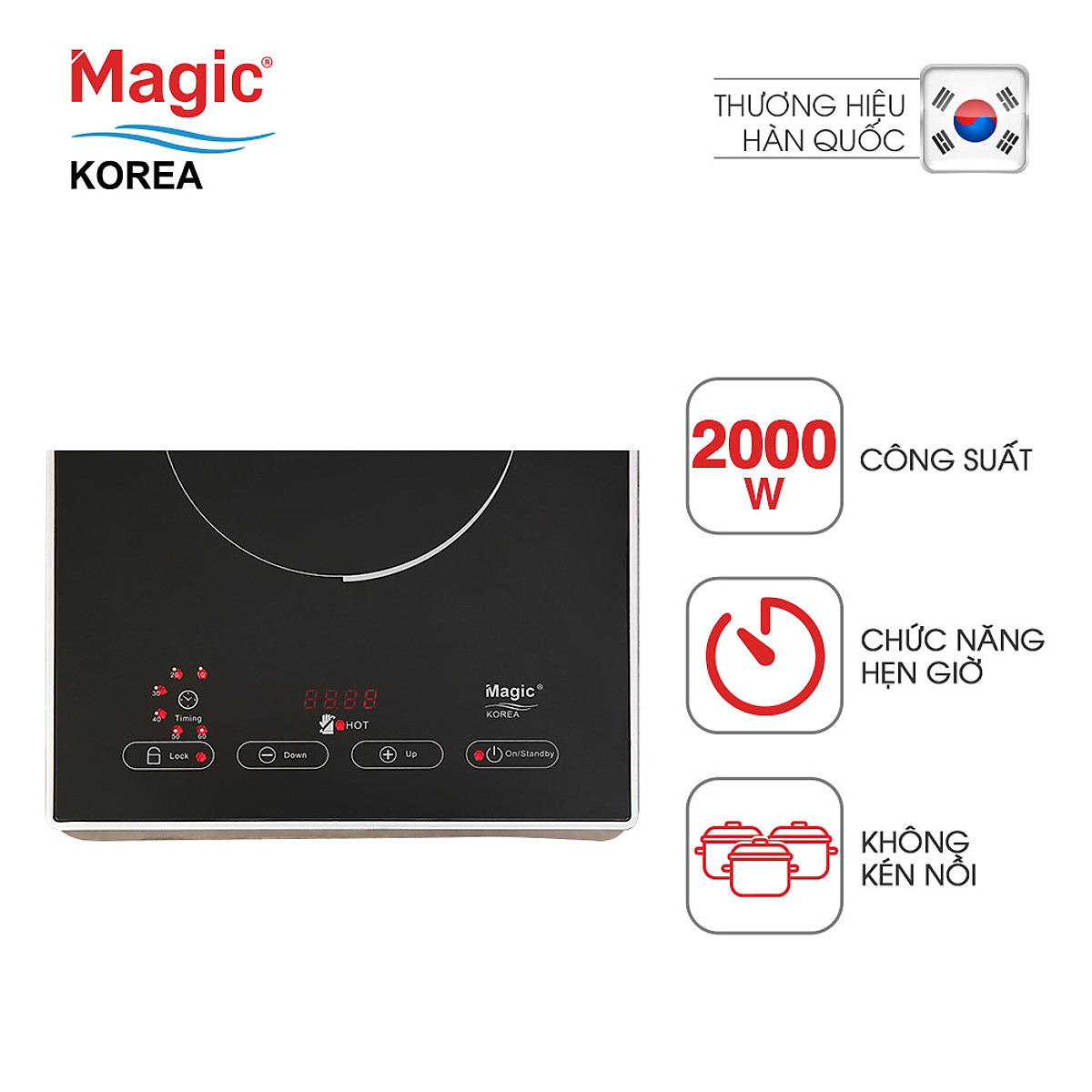Bếp hồng ngoại Magic Korea A47 - Hàng chính hãng