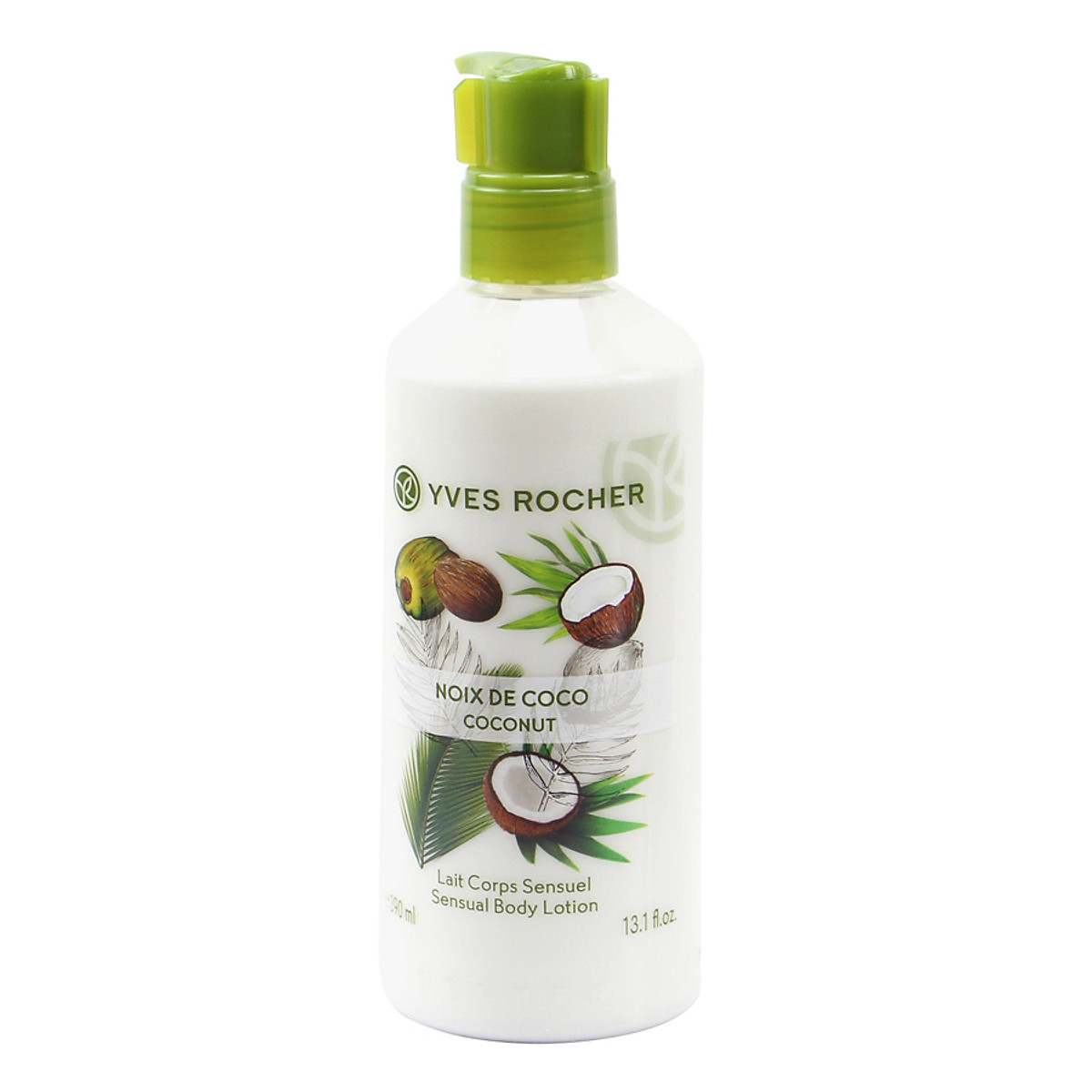 Sữa Dưỡng Thể Yves Rocher Noix Coco Coconut Lait Corps Sensuel Body Lotion 390ml Tiki