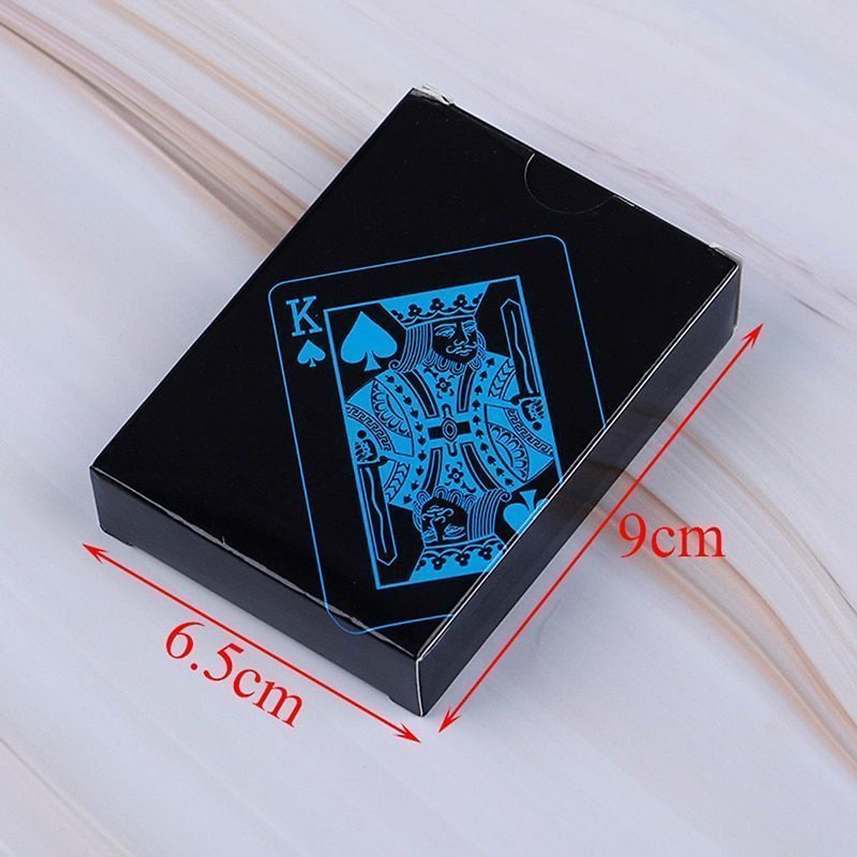 Bộ bài tây màu đen cao cấp 52 lá bài nhựa - Bộ bài poker- hàng chính hãng