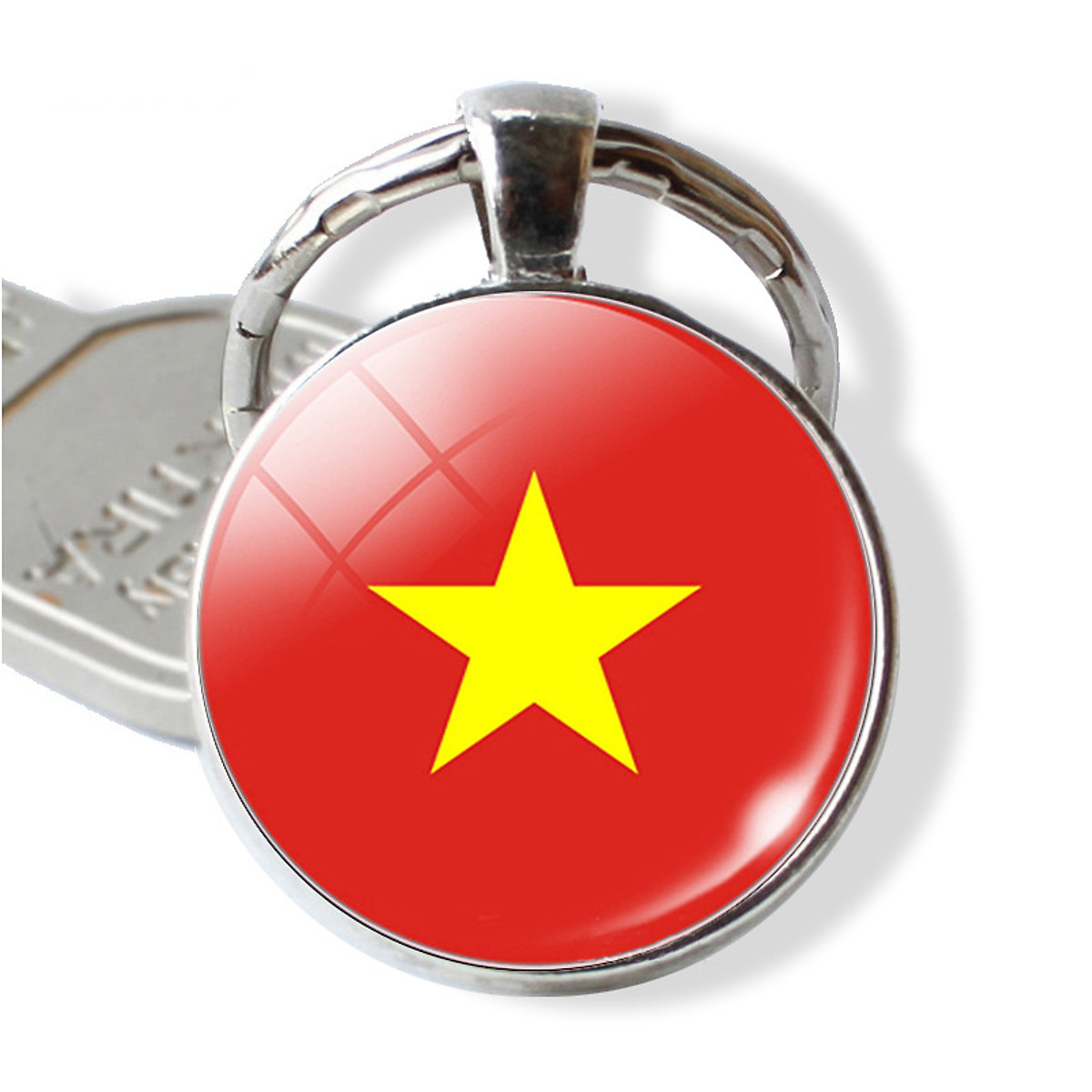 Mua Móc khóa cờ đỏ sao vàng Tôi yêu Việt Nam - A tại SUNFLOWER