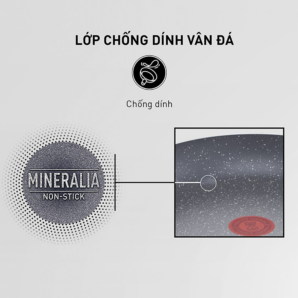 Chảo sâu lòng chống dính Tefal Natura 28cm, dùng cho bếp gas và hồng ngoại- Hàng chính hãng