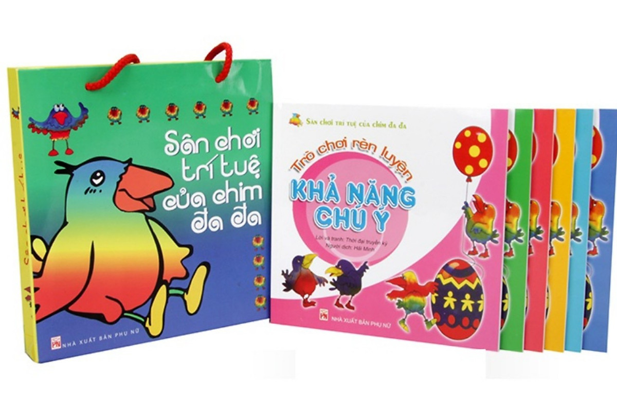 Combo Sân Chơi Chim Đa Đa - (Bản Đặc Biệt - Bộ kèm túi 6 cuốn)