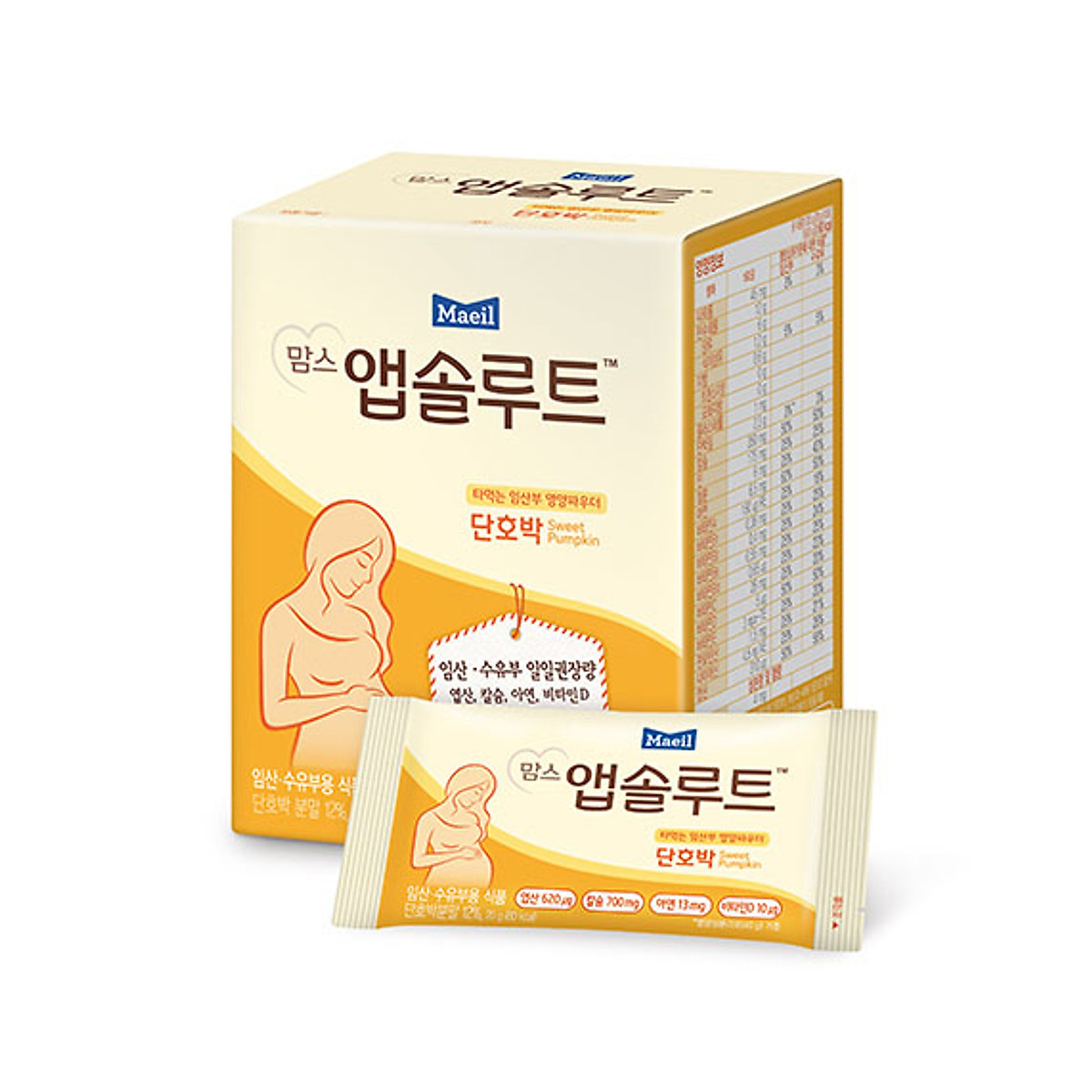 Sữa bầu Mom’s Absolute - Hàn quốc vị Bí Ngô
