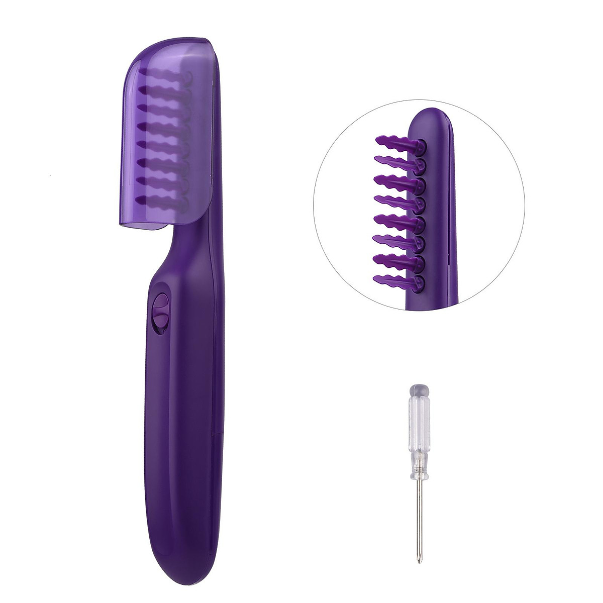 Mua Detangling Brush Automated Hair-Detangler Automatic Hair Detangler Brush Electric Brush Wet Or Dry Use Purple Hair Brush Mua Detangling Brush Automated Hair-Detangler Automatic Hair Detangler Brush Electric Brush Wet Or Dry Use Purple Hair Brush