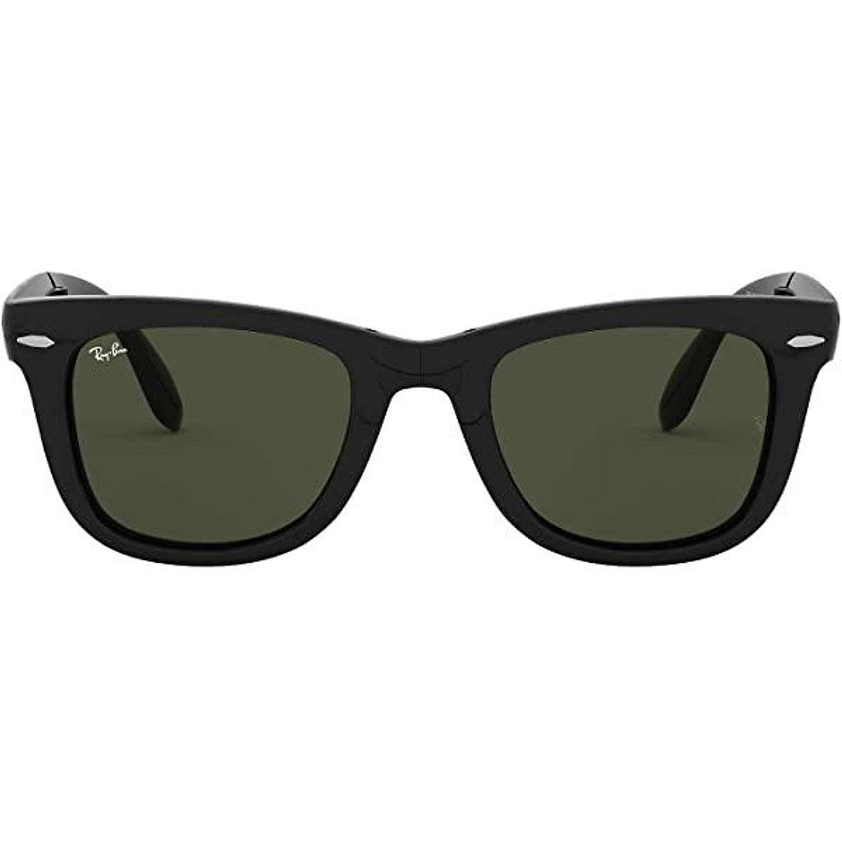 Mua Ray-Ban RB4105 Wayfarer Folding Sunglasses, Black/Green, 54 mm