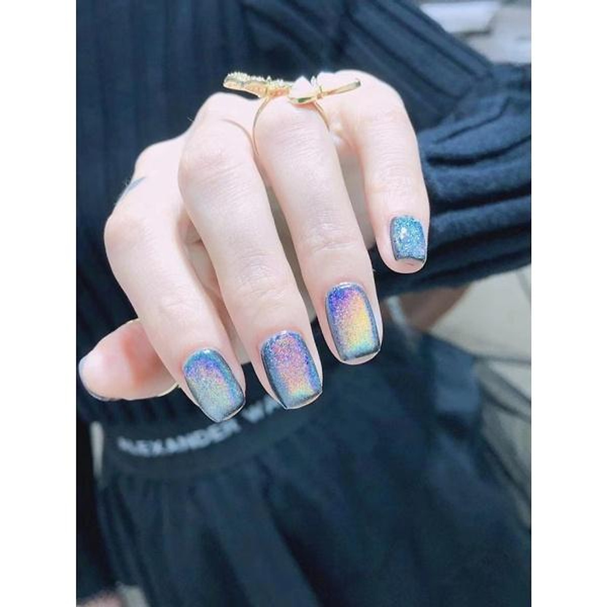 nail mắt mèo cầu vồng