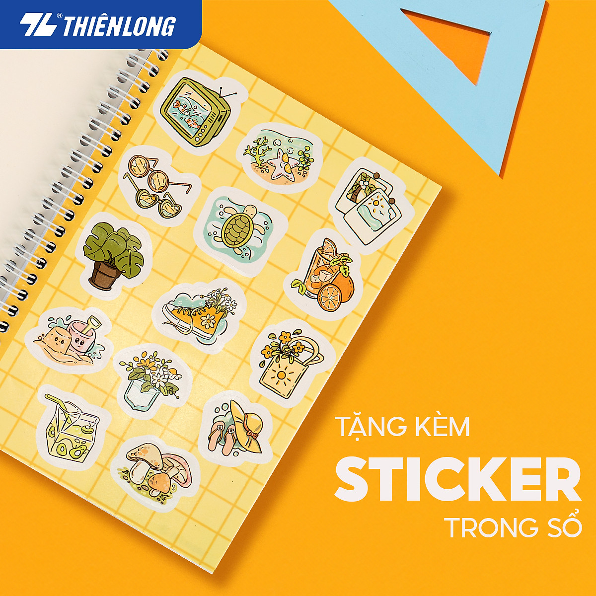 Sổ lò xo A5 Thiên Long - Màu ngẫu nhiên