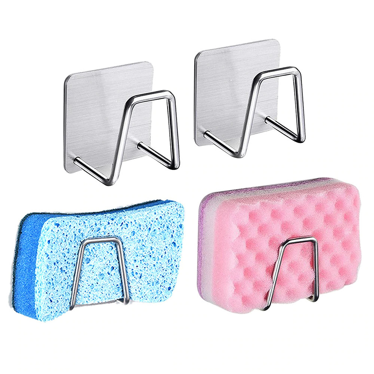 Combo 2 móc treo miếng rửa chén dán tường HOBBY Home Decor MCX-2