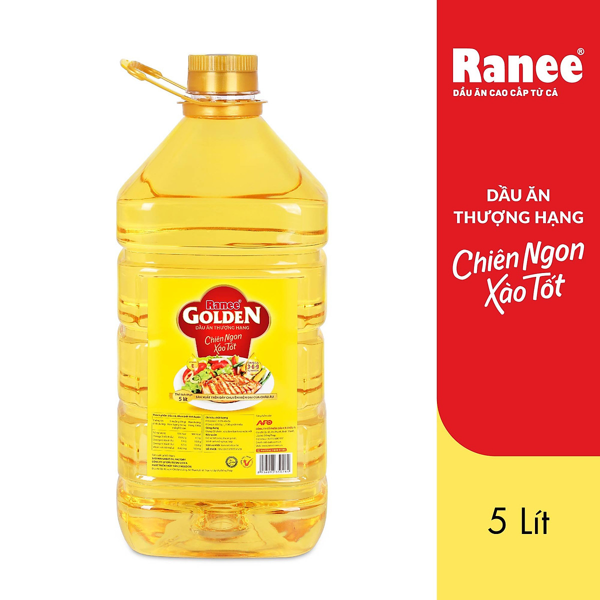 Dầu ăn thượng hạng Ranee Golden 5 lít