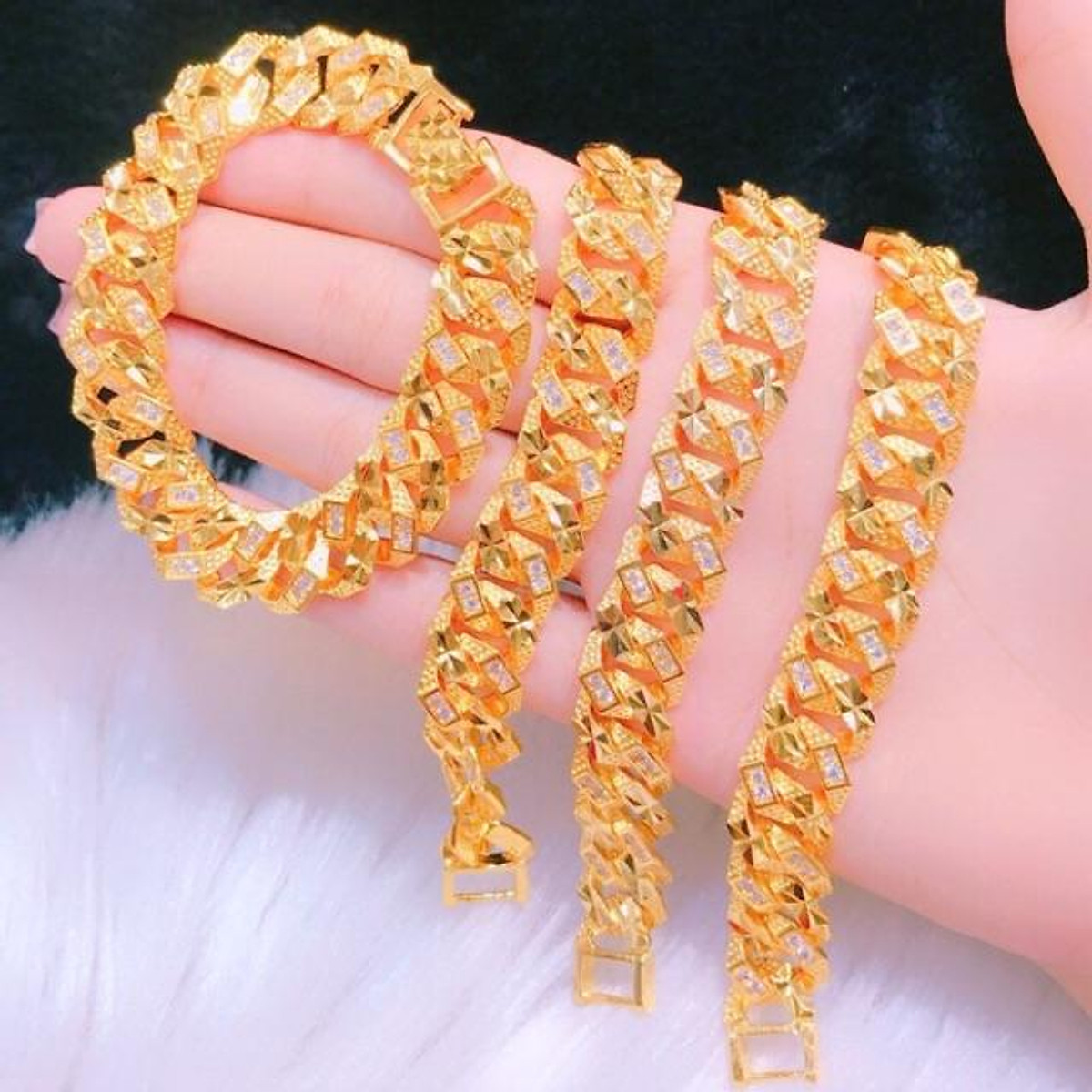Lắc tay vàng 24K
