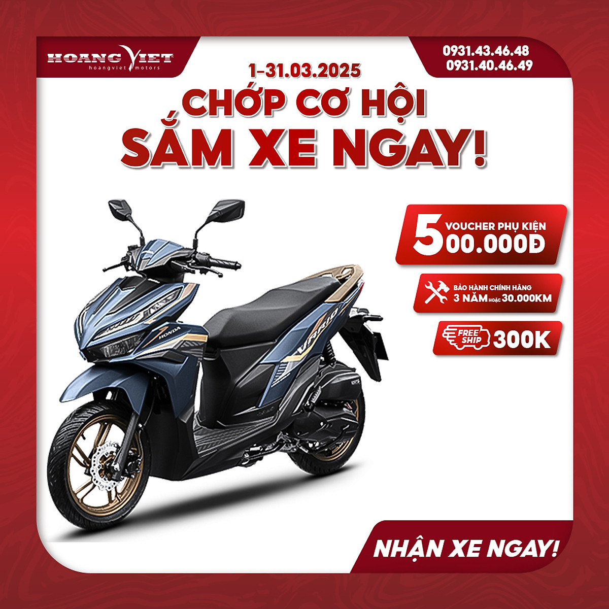 Xe Máy Honda VARIO 125 2024 - Phiên Bản Thể Thao