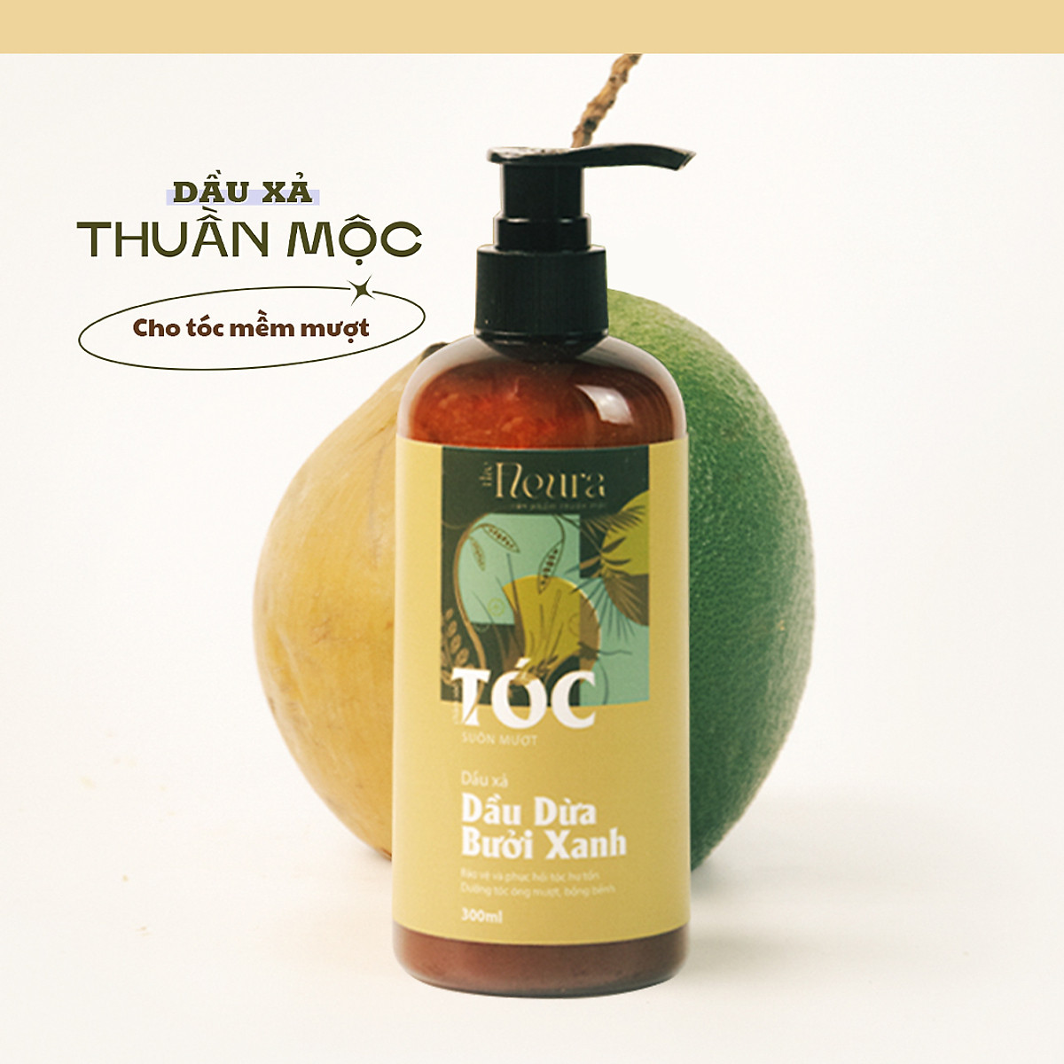 Dầu Xả Thảo Mộc The FleurA Giúp Tóc Mềm Mượt Giảm Bết Thư Giãn ...