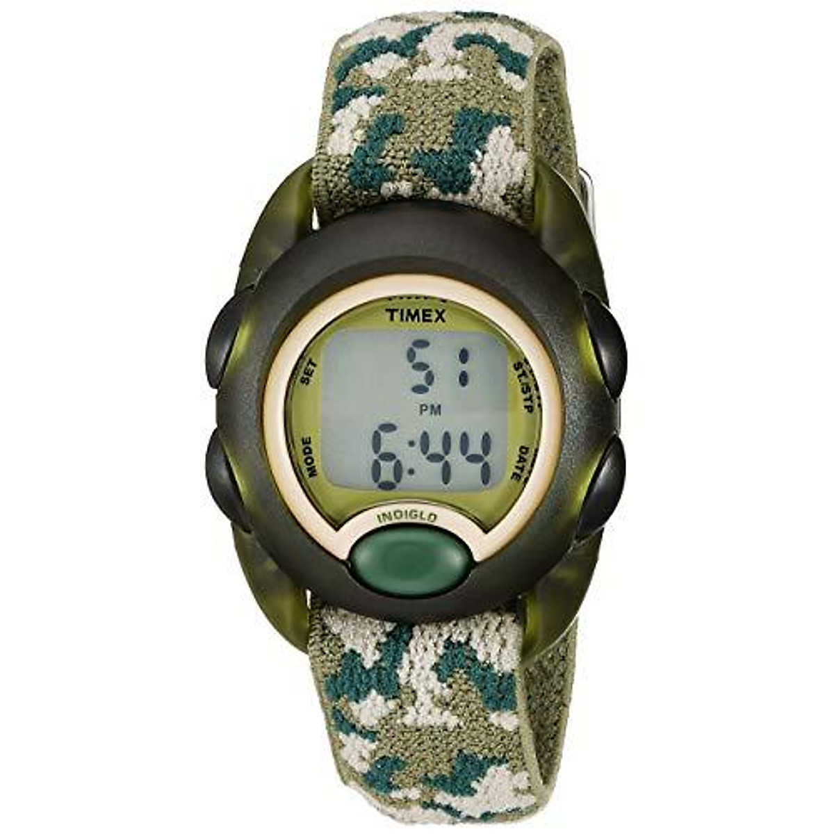 Mua Timex Boys TW7C13000 Time Machines Digital Black/Green Fabric Strap  Watch
