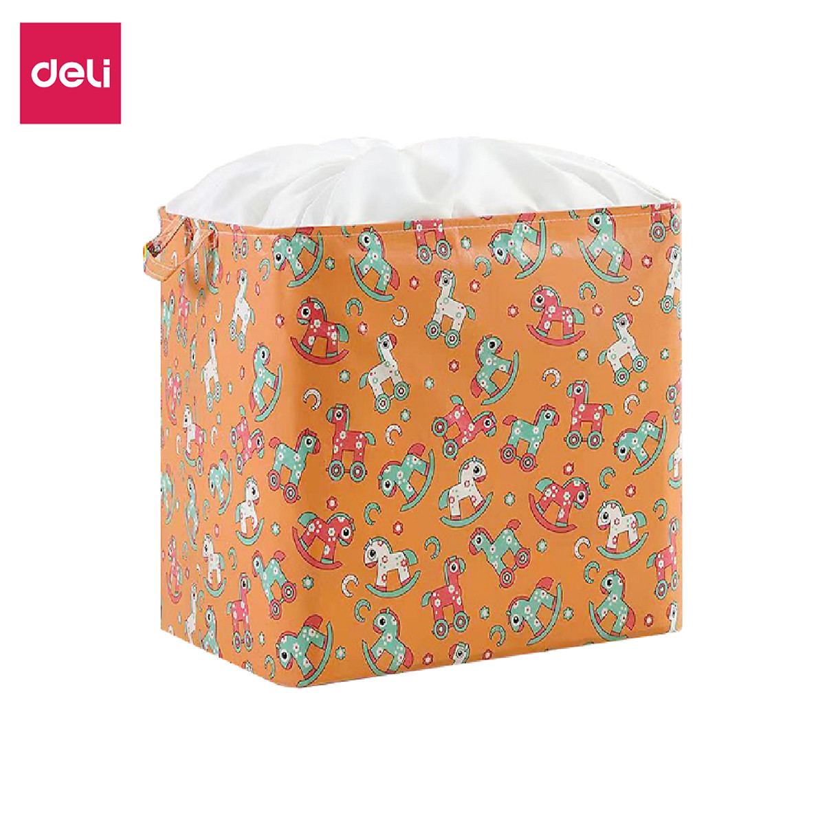 Túi Đựng Quần Áo Chăn Màn Vải Không Dệt Chống Thấm Nước Deli, Giỏ Đựng Quần áo Đa Năng Có Thể Gấp Gọn