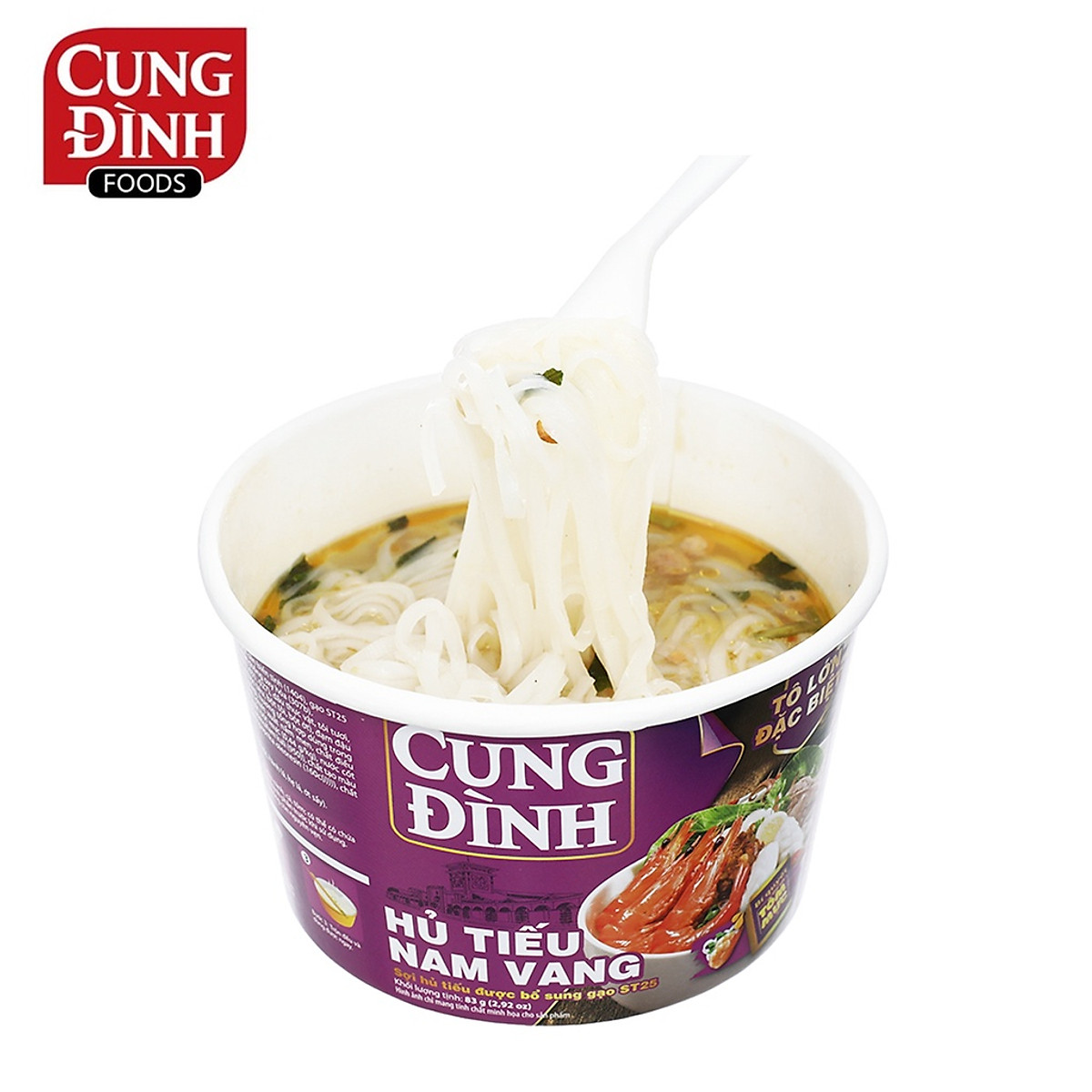 Thùng 12 Hộp Hủ Tiếu Nam Vang Cung Đình (83g x12 hộp )