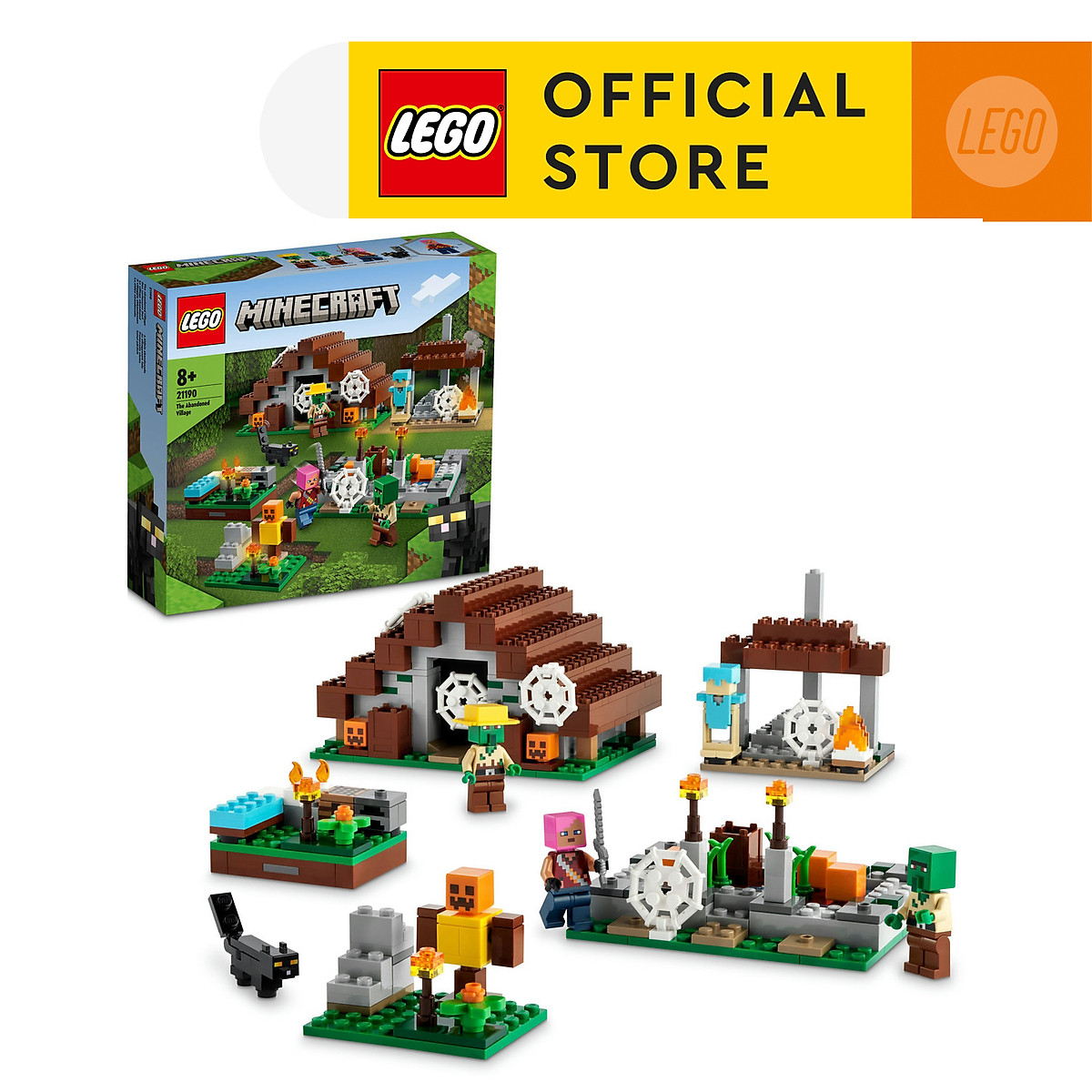 LEGO Minecraft 21190 Ngôi Làng Bỏ Hoang (422 chi tiết) - Lắp ghép ...