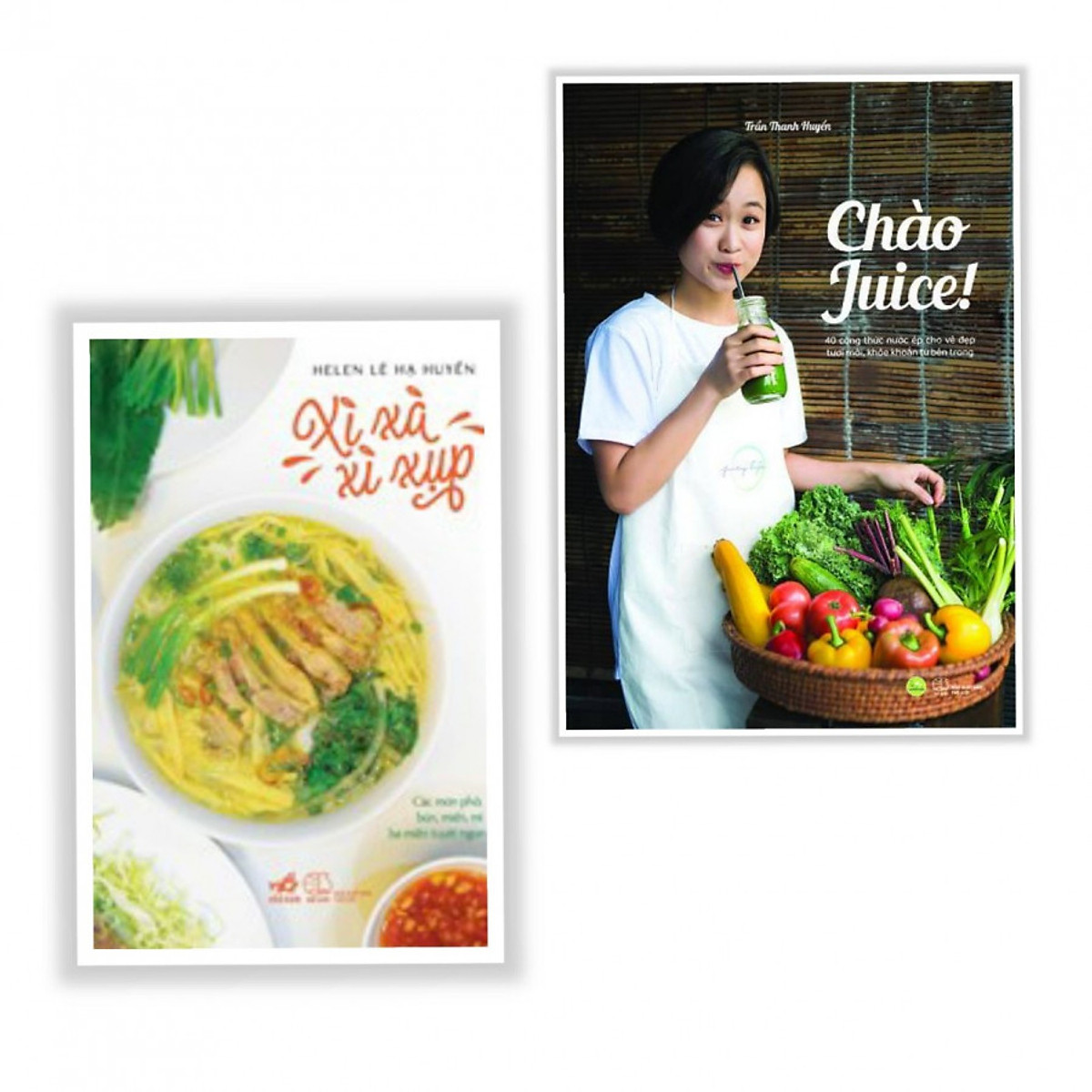 Combo Sách Nấu Ăn Cực Hay: Xì Xà Xì Xụp + Chào Juice ( Tặng Bookmark Thiết Kế Aha)