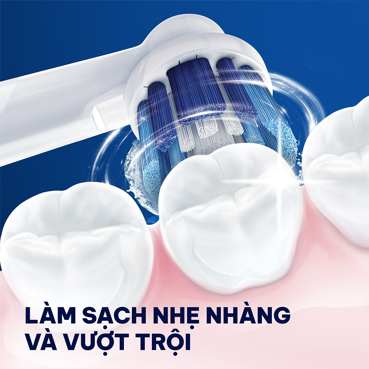 Bàn chải đánh răng điện Oral-B Vitality Precision Clean Blue D12.513- Hàng chính hãng 100%