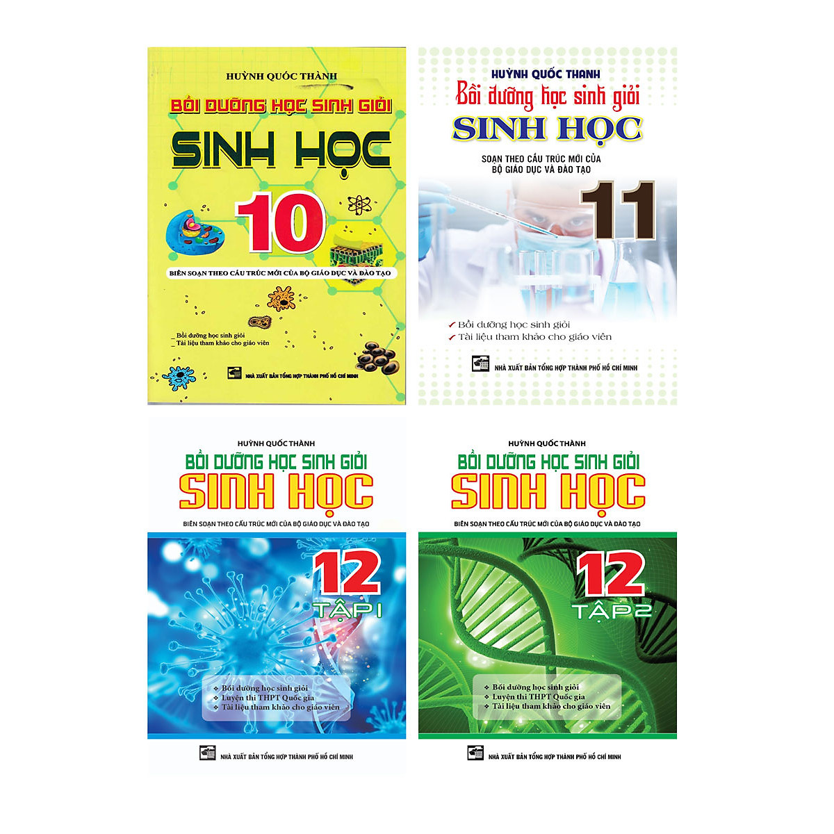 Combo Bồi Dưỡng Học Sinh Giỏi Sinh Học 10,11,12 - Huỳnh Quốc Thành