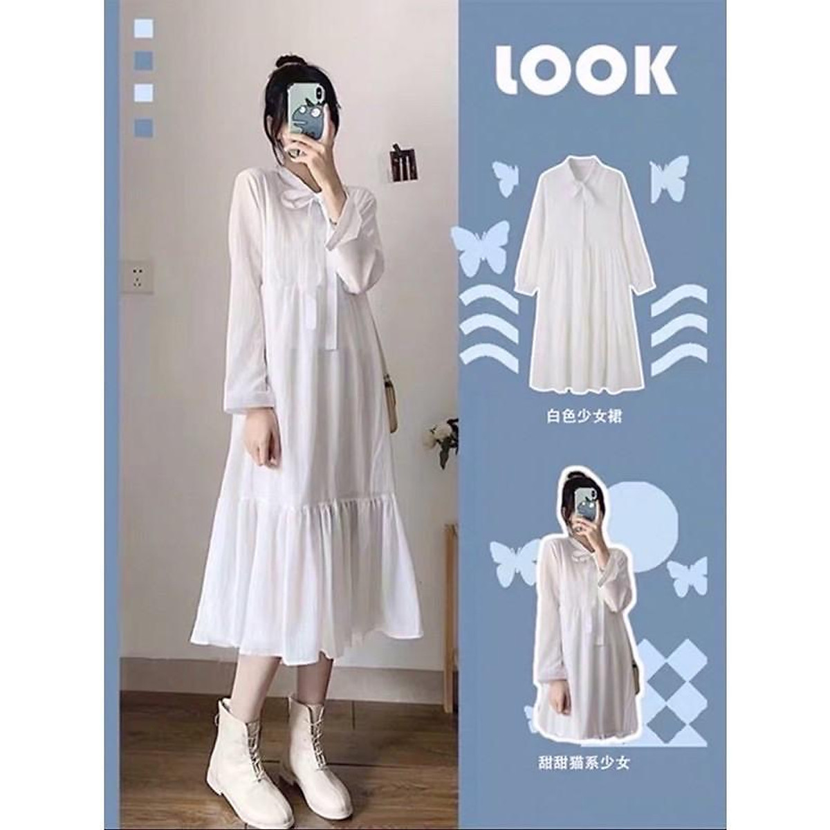 Premier Fabric Váy dài tay linen babydoll phối ren  Lovekids   LOVEKIDSVN  Vietnamese Children Clothing Brands