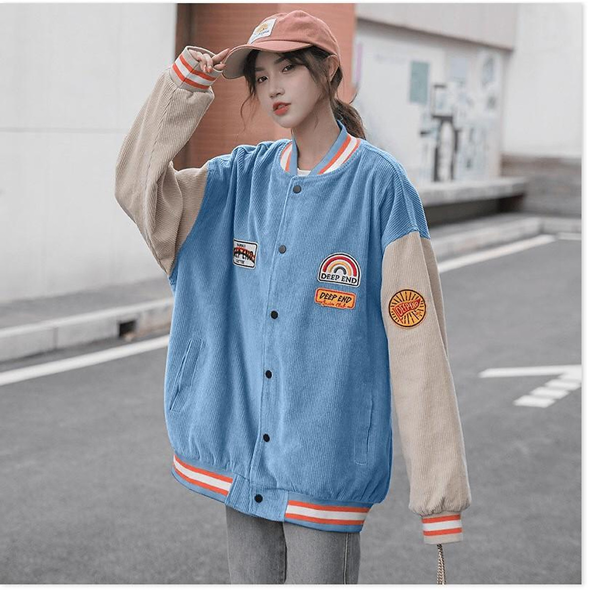 ÁO KHOÁC BOMBER , ÁO KHOÁC NHUNG BOMBER NỮ CỰC XINH BAO ĐẸP - TÔN DÁNG PHONG CÁCH HÀN QUỐC Áo Khoác Bomber , Áo Khoác Nhung Bomber Nữ Cực Xinh Bao Đẹp - Tôn Dáng Phong Cách Hàn Quốc