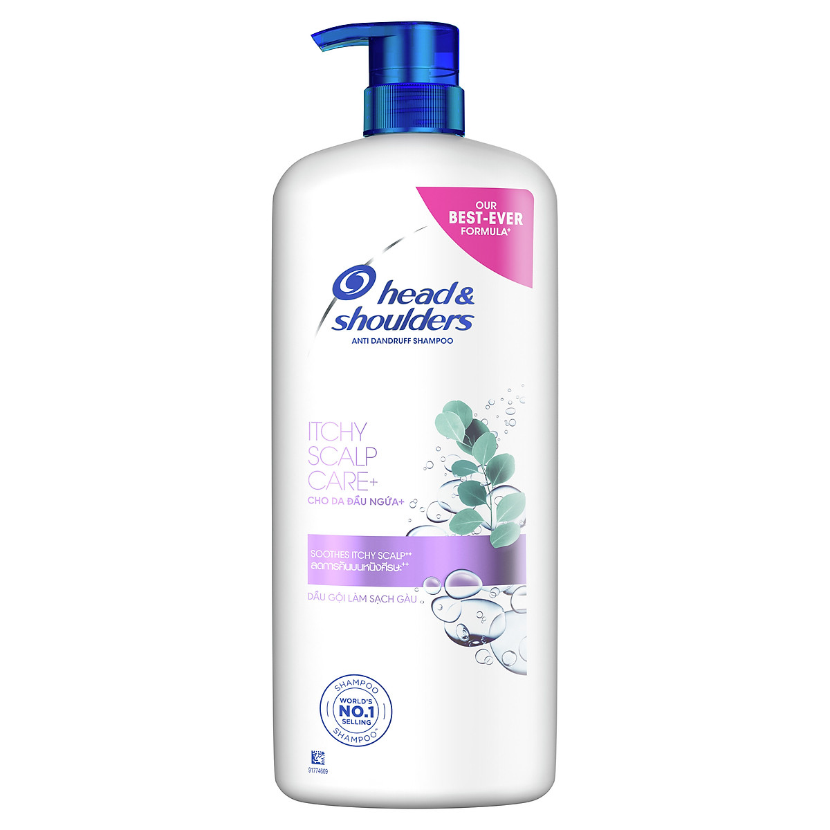 Dầu Gội Head&Shoulders Dành Cho Da Đầu Ngứa Chai 1200ml