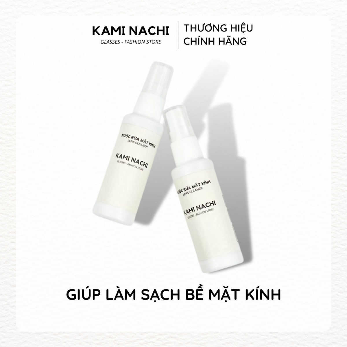 Nước xịt rửa mắt kính chuyên dụng KAMI NACHI 50ml