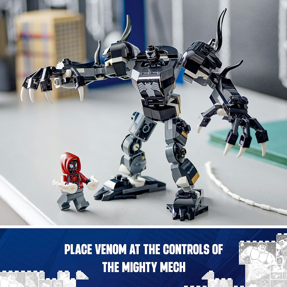 LEGO SUPERHEROES 76276 Đồ chơi lắp ráp Chiến giáp Venom (134 chi tiết)