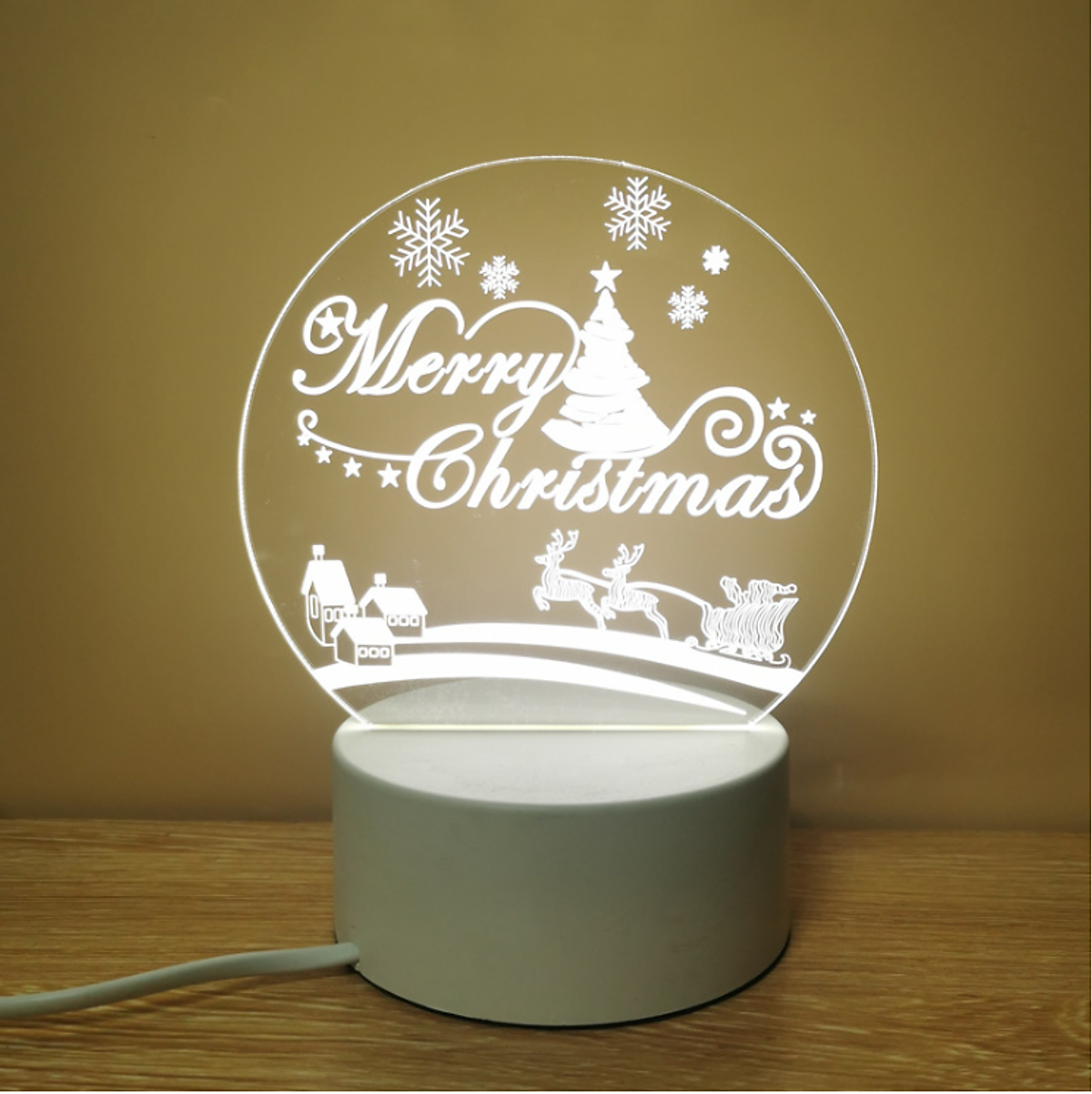 Mua Đèn ngủ để bàn trang trí noel giáng sinh đẹp rẻ hình 3D - quà ...