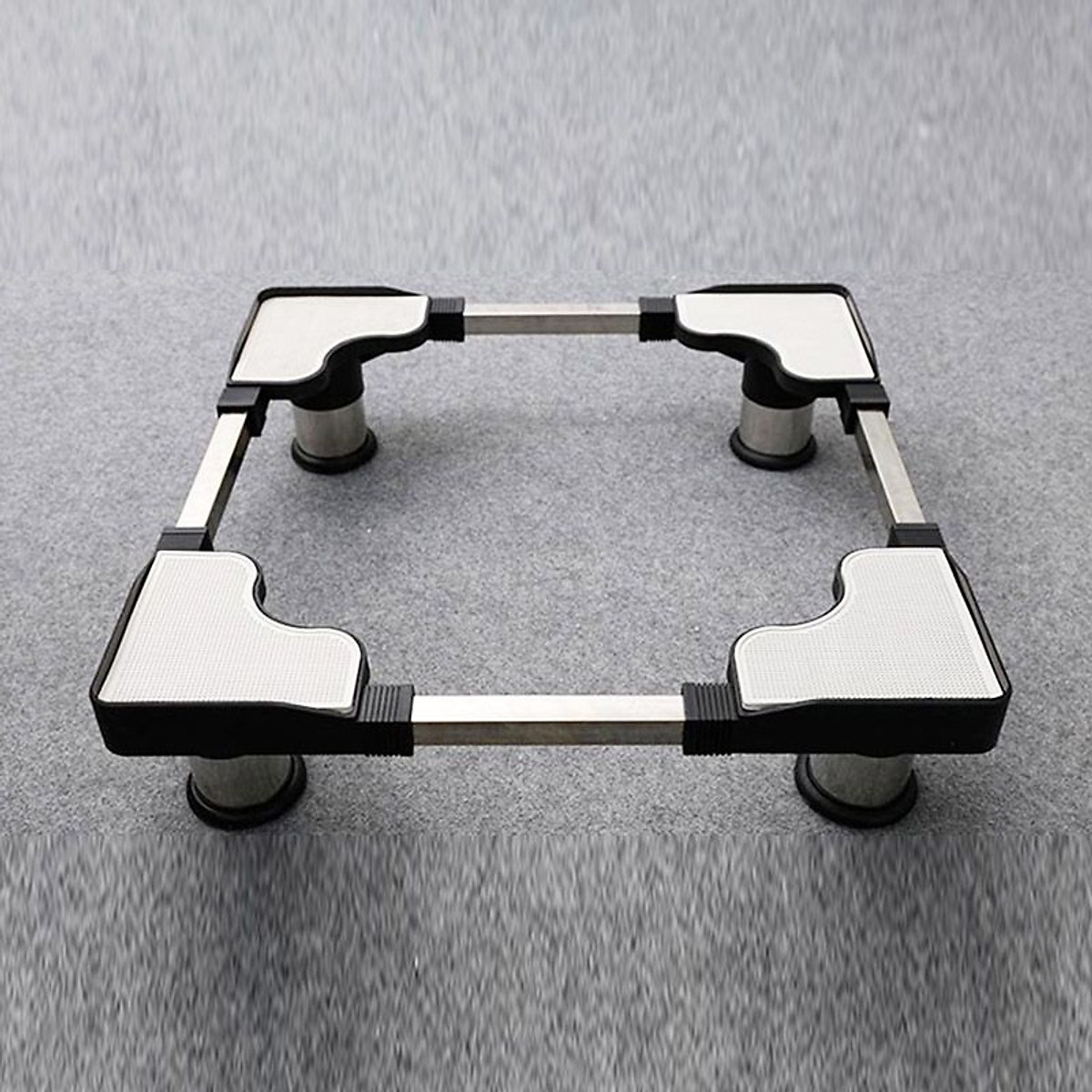 Kệ chân đế máy giặt tủ lạnh inox cao cấp 45-61cm